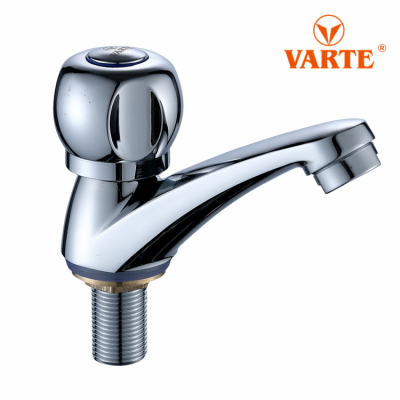 355g Varte Zinc Alloy Body 100% Copper Valve Element Ingle Handle Faucet with Cold Basin