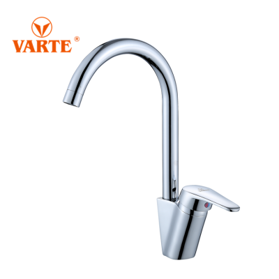 905g Varte Brand Brass Body Stainless Steel Elbow Zinc Alloy Handle Kitchen Sink Sink Thermostat Faucet