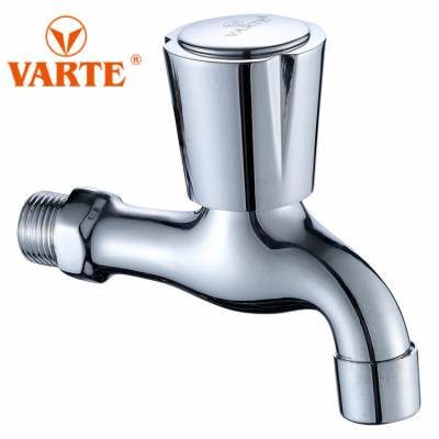 376g Varte Brand Zinc Alloy Main Body Hand Wheel 100% Copper Valve Element Horizontal Cold Water Faucet