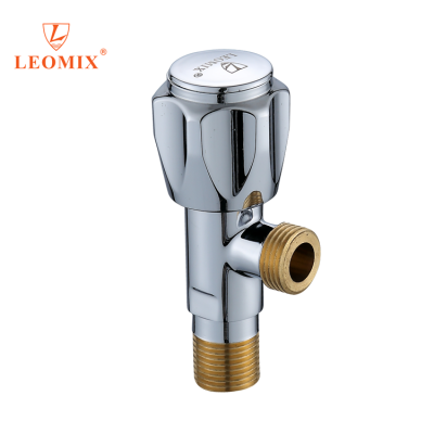 220G Kitchen Bathroom Water Pipe Accessories Full Copper Valve Spool Brass Body Full Zinc Alloy Hand Wheel Triangle Valve