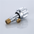 293g Zinc Alloy Lantern Hand Wheel 100% Copper Valve Element Brass Body Bathroom Kitchen Brass Triangle Valve