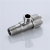 175G 1/2 "304 Stainless Steel Body 100% Copper Valve Element Surface Brushed Triangle Valve