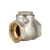 DN15-DN50 Leomix Horizontal Check Valve Surface Nickel Plated Pipe Brass Check Valve Door