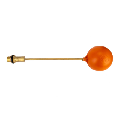 Water Tank Bathroom Copper Float Valve Orange Plastic Floating Ball Valve