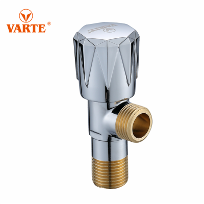 Varte 164g 100% Copper Valve Element Brass Body Plastic Iron Hand Wheel Kitchen Bathroom Brass Triangle Valve