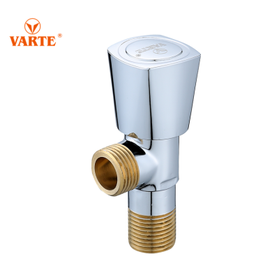 170g Plastic Hand Wheel 100% Copper Valve Element Brass Body Bathroom Kitchen Water Pipe Accessories Switch Brass Triangle Valve