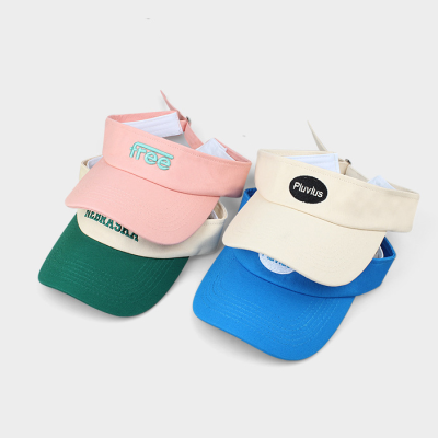 Embroidered Letter Baseball Topless Hat Customizable Log Spot Logo Embroidered Peaked Cap Printing Word Advertising Cap