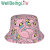 Hot Sale Little Duck Printing Bucket Hat Korean Style All-Matching Sun-Proof Sun Protection Double-Sided Hat Spring Travel Bucket Hat