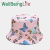 European and American Style Colorful Butterfly Pattern Printing Bucket Hat Women's Summer Double-Sided Wear Bucket Hat Outdoor All-Matching Sun Hat