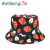 Hat Female Fruit Printed Bucket Hat Full Printed Sun-Proof Basin Hat Double-Sided Cross-Border Sun Hat Summer Strawberry Sun Hat