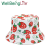 Hat Female Fruit Printed Bucket Hat Full Printed Sun-Proof Basin Hat Double-Sided Cross-Border Sun Hat Summer Strawberry Sun Hat
