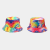 Wholesale Fashion Dye Bucket Hat Outdoor Bucket Hat Double-Sided Wear Tie-Dye Design Bucket Hat