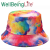 Wholesale Fashion Dye Bucket Hat Outdoor Bucket Hat Double-Sided Wear Tie-Dye Design Bucket Hat