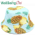 New Fashion Vintage Printed Bucket Hat with Fruit Women Panama Summer Reversible Reversible Fisherman Hat
