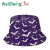 Halloween Theme Customized Reversible Breathable Bucket Hat Women Men Double-Sided Bucket Hat Summer Printing Bucket Hat