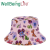 Fashion Vintage Butterfly Print Bucket Hat Women Summer Reversible Bucket Hat Hip Hop Bucket Hat