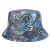 Creative Color Stitching Printing Bucket Hat European and American Men's and Women's Fashion Outdoor Sun Hat Bucket Hat Customization