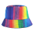 Rainbow Hat Unisex Summer Outdoor Fishing Hunting Colorful Bucket Hat