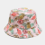 Women's Beach Sun Hat Customizable Logo Bucket Hat Hawaiian Style Flamingo Coconut Tree Printed Bucket Hat