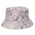 Unisex Custom Color Logo Tie-Dye Bucket Hat Spring Flower Bucket Hat