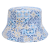 Creative Hat European and American Printed Pattern Women's Summer Outdoor Casual Sun Hat Double-Sided Bucket Hat