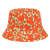 Fashion Printed Leopard Pattern Double-Sided Neutral Outdoor Sun Hat Double-Sided Bucket Hat Accept Customization
