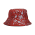 Fashion Designer Double-Sided Printing Embroidered Fisherman Bucket Hat Paisley Printing