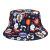 New Hawaii Beach Bucket Hat Outdoor Leisure Vacation Double-Sided Wear Bucket Hat Printed Adult Sun Hat