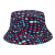 Hot Selling Hip Hop Fashion Graffiti Custom Reversible Printing Men's and Women's Bucket Hat