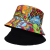 Wholesale Custom Logo Printing Bucket Hat Summer Fisherman Women's Double-Sided Sun Hat