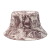Fashion Floral Print Double-Sided Stripe Sun Hat Women Fisherman Bucket Hat Customized Bucket Hat