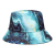 Cross-Border Trend Starry Sky Double-Sided Bucket Hat Outdoor Sun Visor Bucket Hat