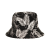 Wholesale Fashion Custom Logo Men's and Women's Barrel Bucket Hat Beach Hat Printing Tie Dye Leaf Bucket Hat