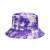 Customized Embroidery Logo Printing Bucket Hat Colorful Tie-Dye Baseball Cap Rainbow Bucket Hat