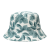 Summer Women's Leaf Printing Bucket Hat the Girl in the Hat Female Sun Beach Hat Double-Sided Foldable