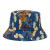 Fashion Summer Wide Brim Butterfly Print Women's Personalized Fashion Bucket Hat Customization