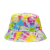 Wholesale Printing Color Double-Sided Sun Hat Neutral Tie Dye Bucket Hat Female Male Casual Hat