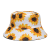 Sunflower Printing Bucket Outdoor Hat Quality Sunshade Sun Protection Hat Fashion Bucket Hat