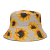 Sunflower Printing Bucket Outdoor Hat Quality Sunshade Sun Protection Hat Fashion Bucket Hat