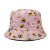 Customized Logo Printing Bucket Hat Vegetable Flower Printing Bucket Hat Travel Sunshade Sun Protection Hat