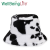 Wholesale Thickened Winter Warm Plush Cows Pattern Printing Bucket Hat