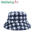 Cute Girl Houndstooth Plush Fisherman Hat Children's Winter Japanese Style Fresh Warm Bucket Hat Tide