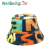 Autumn and Winter Fisherman Hat Plush Colorful Bucket Hat Letter Camouflage Striped Women's Hat Thickened