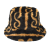 Striped Plush Fisherman Hat Men's and Women's Autumn and Winter New Imitation Rabbit Fur Bucket Hat Foreign Trade European and American Style Cross-Border Warm Hat