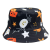 Cross-Border Halloween Pumpkin Spider Printing Bucket Hat European and American Male and Female Personality Trend Reversible Sun-Proof Basin Hat