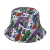 Cartoon Print Bucket Hat Japanese Comic Cute Bucket Hat Travel Sun Hat Outdoor Sun Bucket Hat
