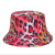 Foreign Trade Cross-Border Duplex Printing Bucket Hat European and American Leisure Pastoral Style Sunlight Blocker for Summer Face-Showing Small Bucket Cap