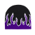 Knitted Hat Men's Hip Hop Flame Jacquard Sleeve Cap Amazon Hot Sale Cross-Border Winter Warm Beanie Hat
