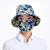 Printed Mask Bucket Hat Foreign Trade Spring Outdoor Travel Bucket Hat Summer Sun-Shade Sun Protection Hat