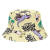 cartoon shark coconut tree bucket hat kids outdoor sun-shade sun protection reversible bucket hat